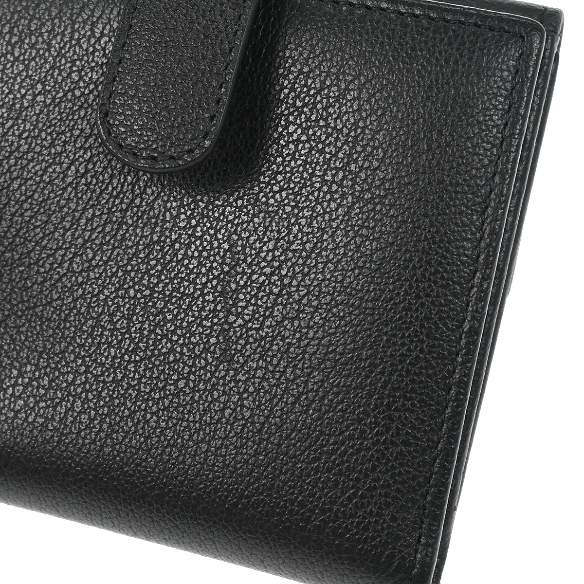 Chanel 2012 Black Calfskin Camellia Bifold Wallet - Image 7