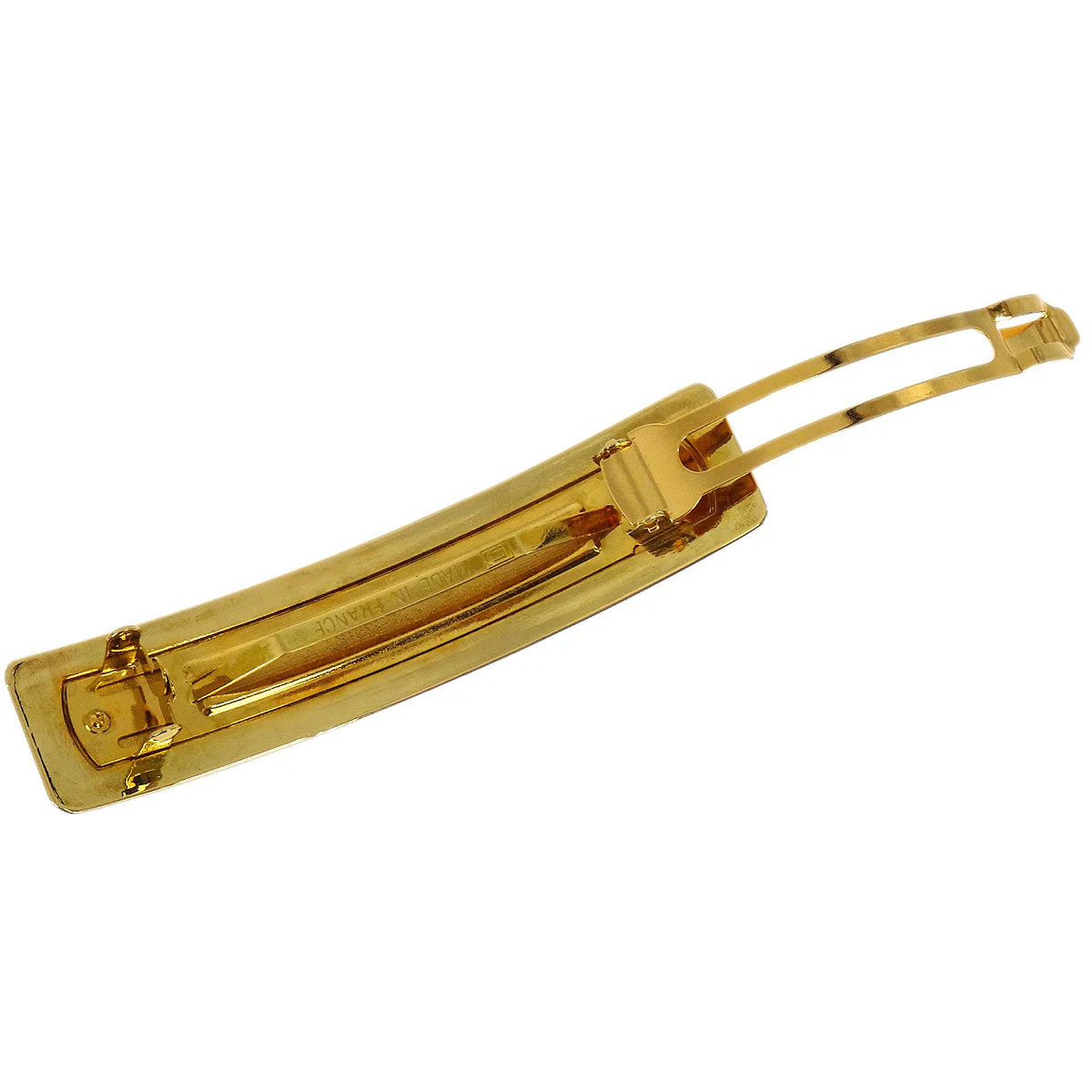 Chanel Hair Clip Barrette Gold 97A - Image 3