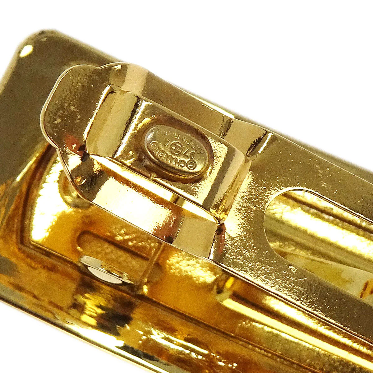 Chanel Hair Clip Barrette Gold 97A - Image 4