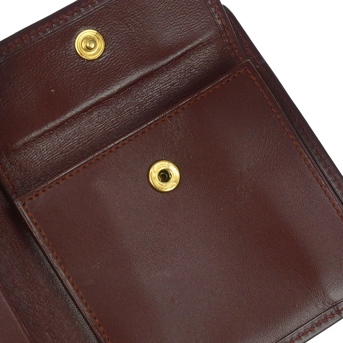 Cartier Bordeaux Must de Cartier Bifold Wallet - Image 6