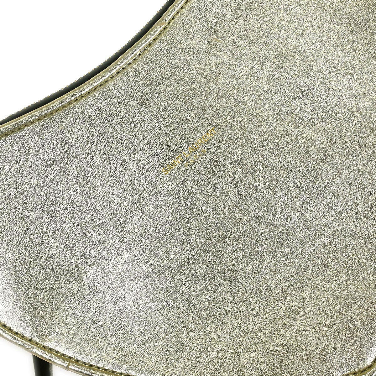 Saint Laurent Gold Love Heart Shoulder Bag - Image 4