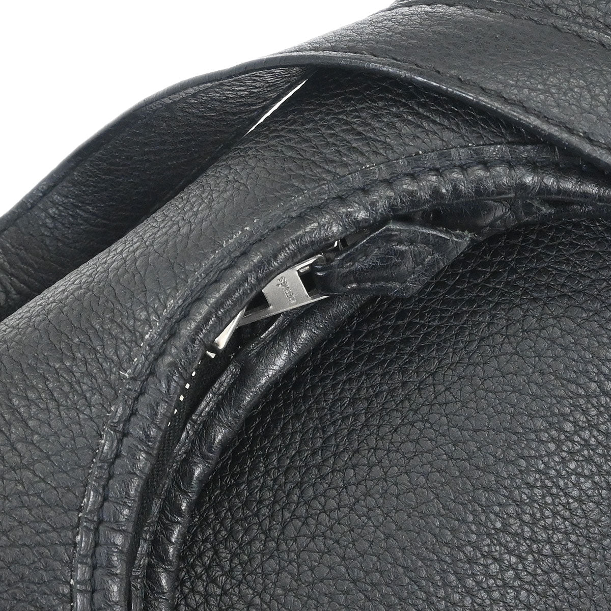 Hermes Black Taurillon Clemence Massai PM Shoulder Bag - Image 6