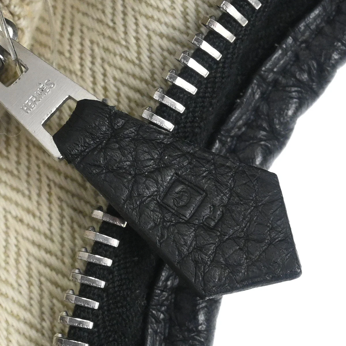 Hermes Black Taurillon Clemence Massai PM Shoulder Bag - Image 8