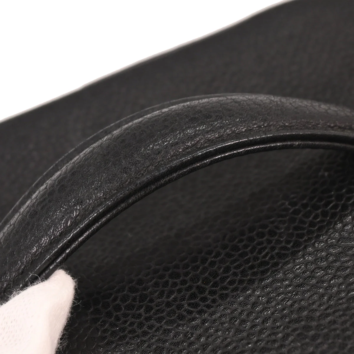 Chanel Black Caviar Timeless Vanity Handbag - Image 4