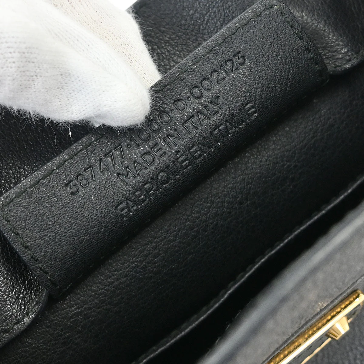 Balenciaga Black Metallic Edge Papier Mini Tote Bag - Image 9