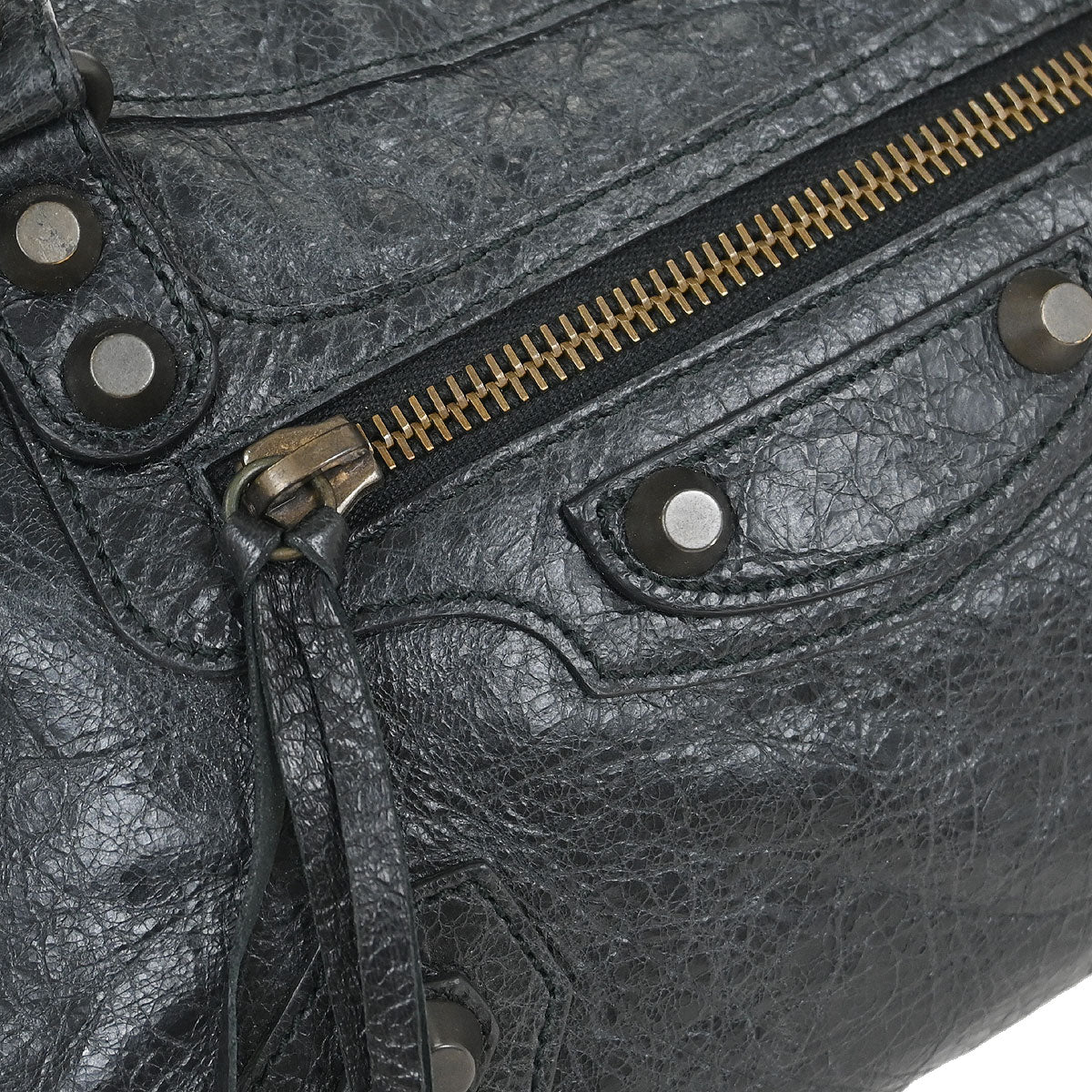Balenciaga Black Classic Mini City 2way Shoulder Handbag - Image 4