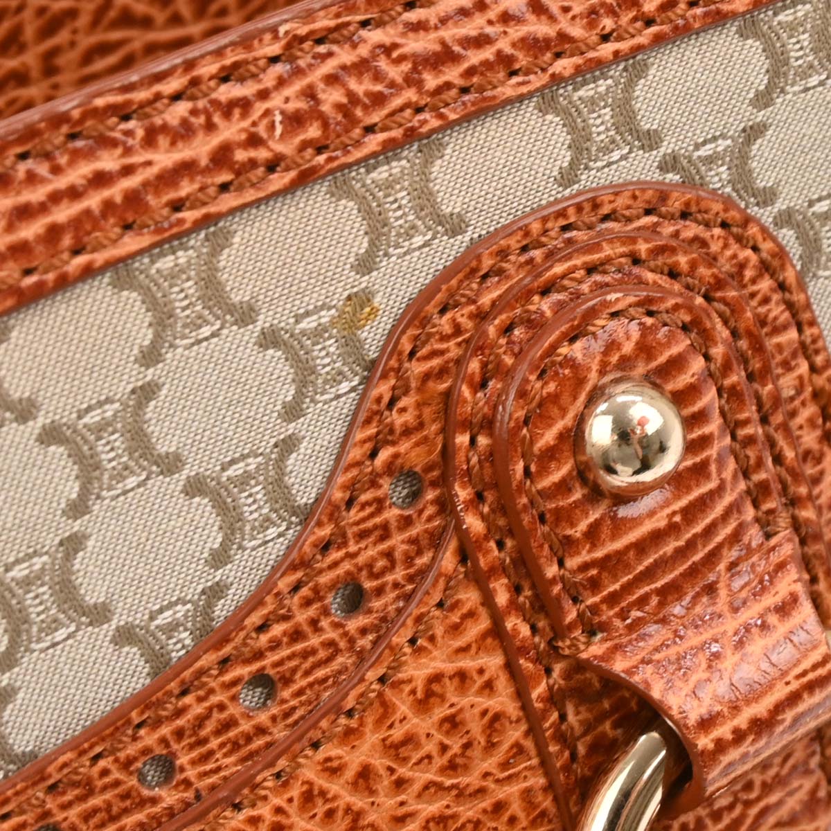 Celine * Brown Macadam Boogie Bag Handbag - Image 10