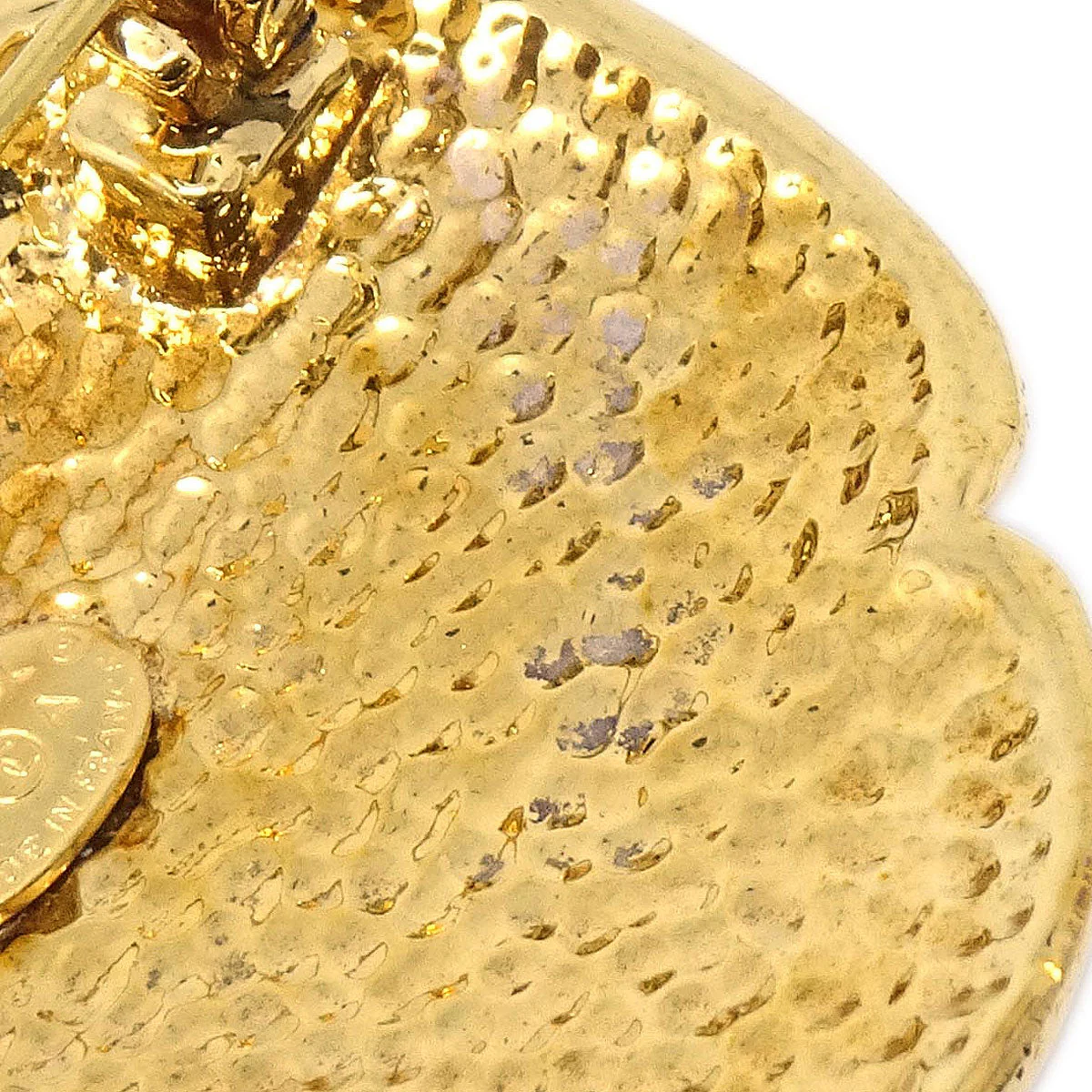 Chanel Cross Brooch Pin Gold 95A - Image 2