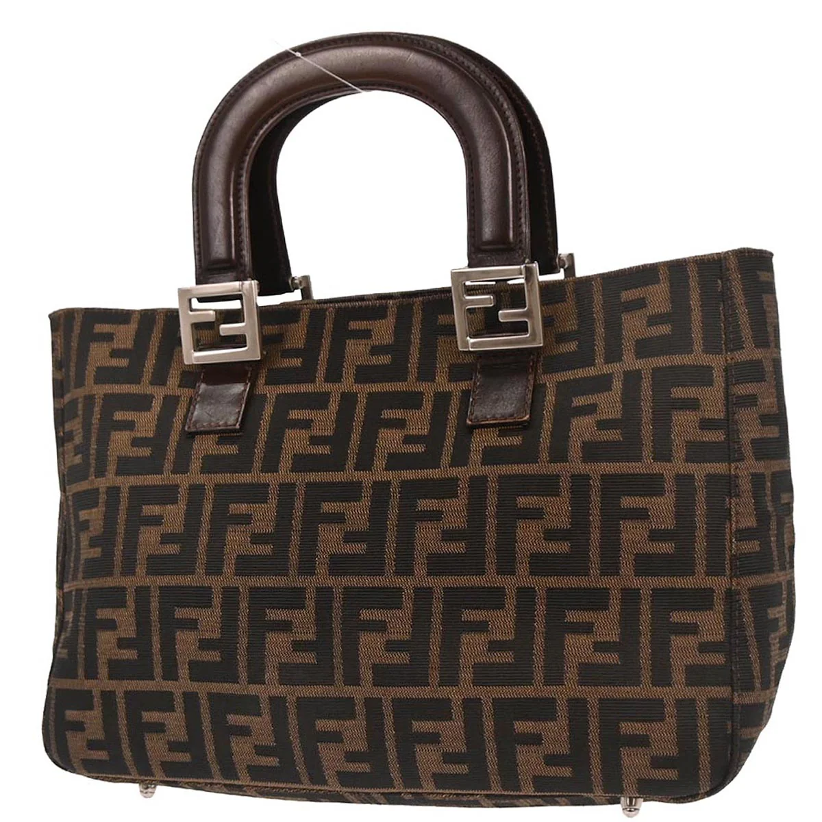 Fendi Brown Zucca Tote Handbag - Image 2
