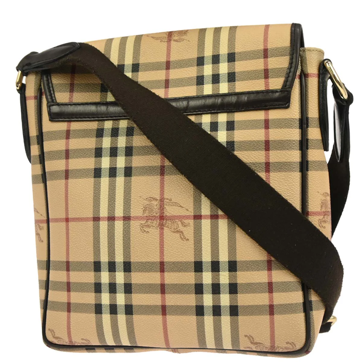 Burberry Beige Brown House Check Shoulder Bag - Image 2