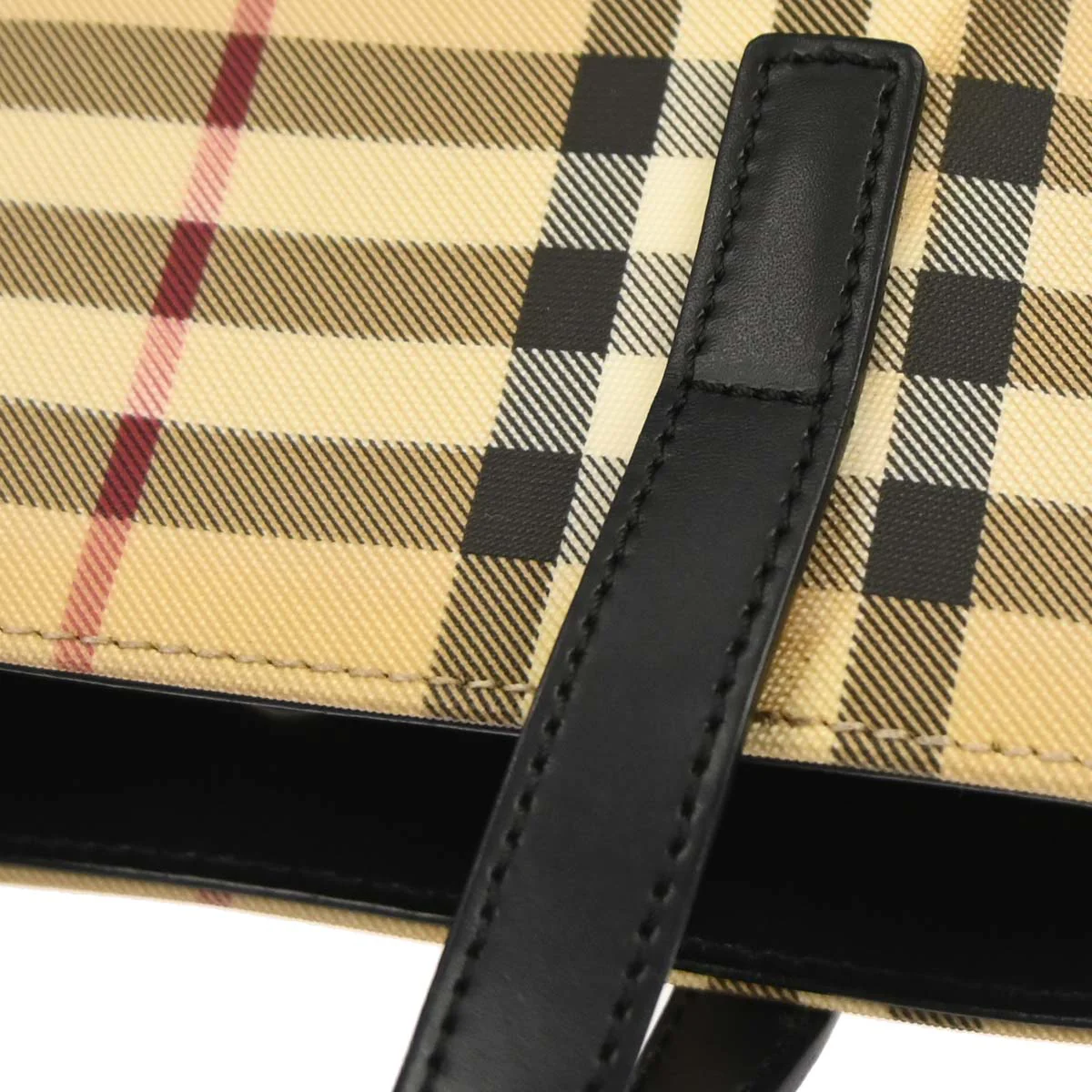 Burberry Beige Black Burberry Check Tote Bag - Image 4