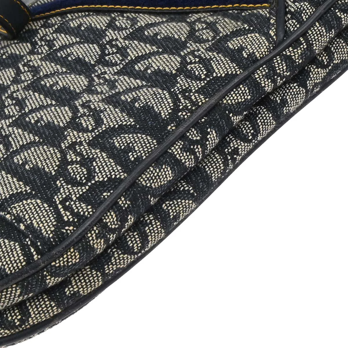 Christian Dior Navy Trotter Double Saddle Handbag - Image 3