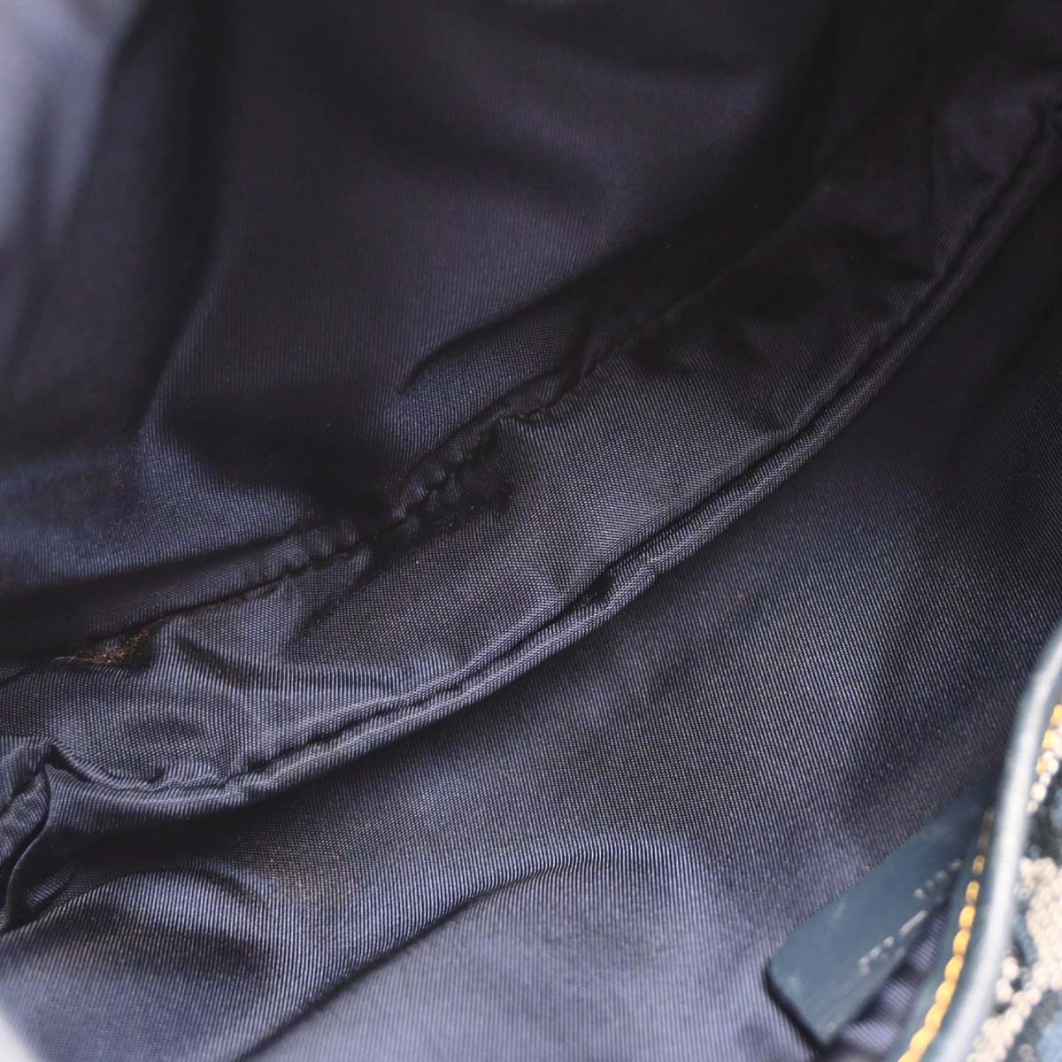 Christian Dior Navy Trotter Double Saddle Handbag - Image 8