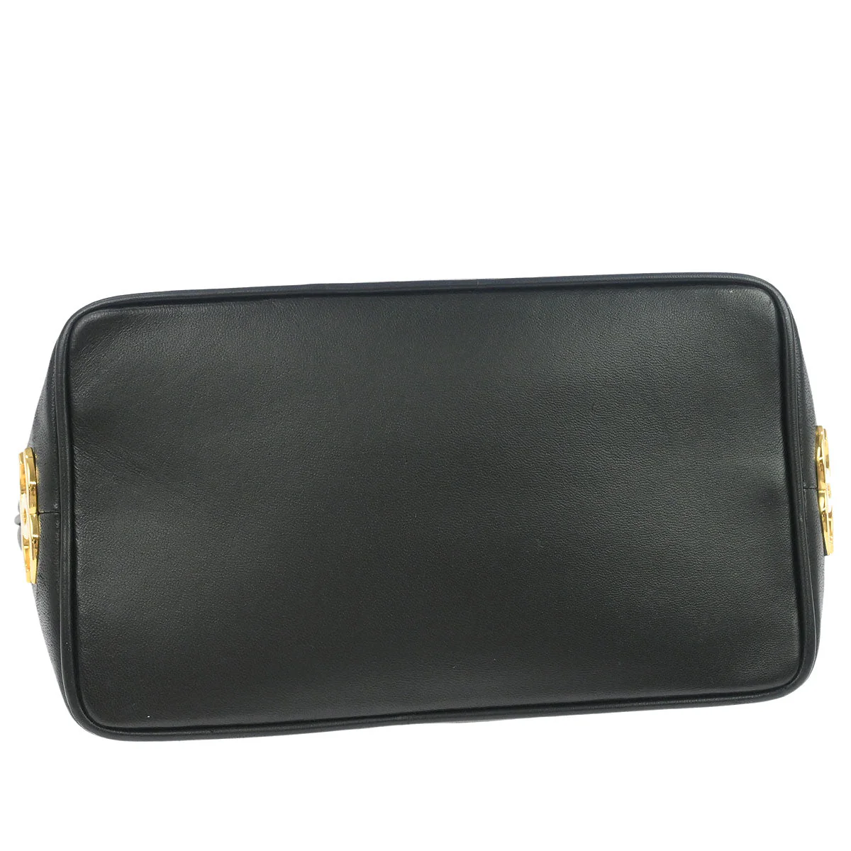 Chanel 1991-1994 Black Lambskin Shoulder Bag - Image 3