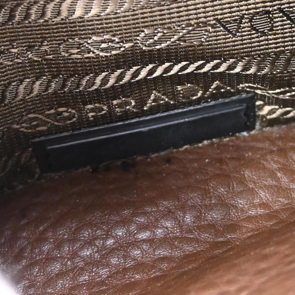 Prada Brown Leather Tote Handbag - Image 10