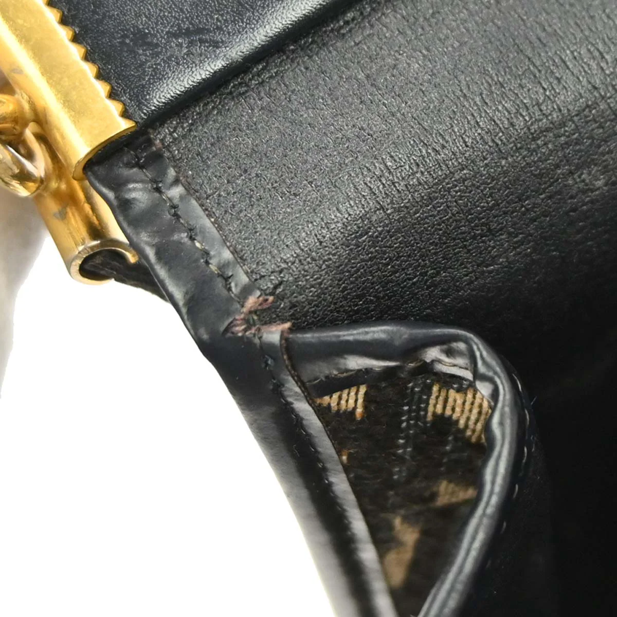 Christian Dior Beige Navy Trotter Shoulder Bag - Image 9