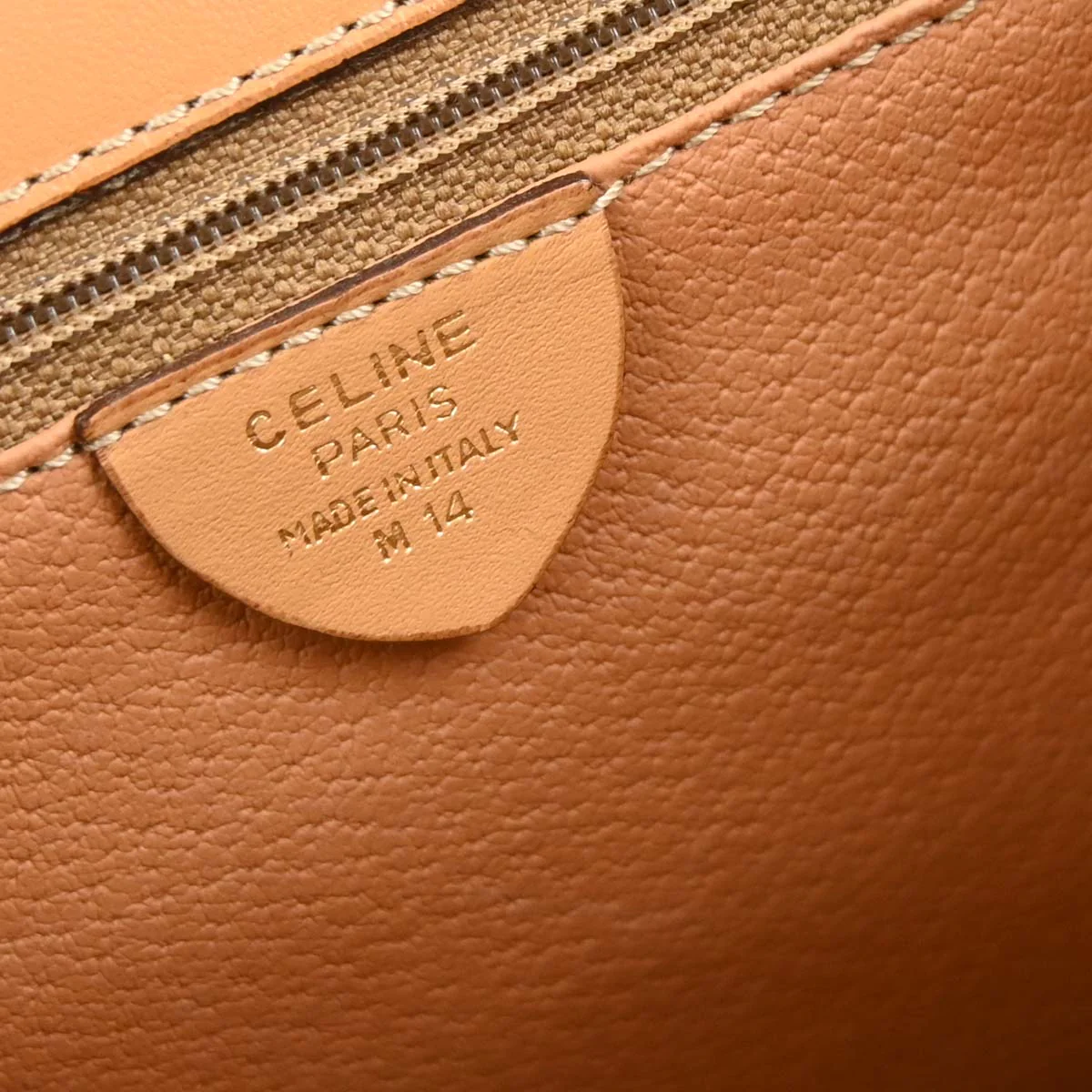 Celine Brown Macadam 2way Handbag - Image 10
