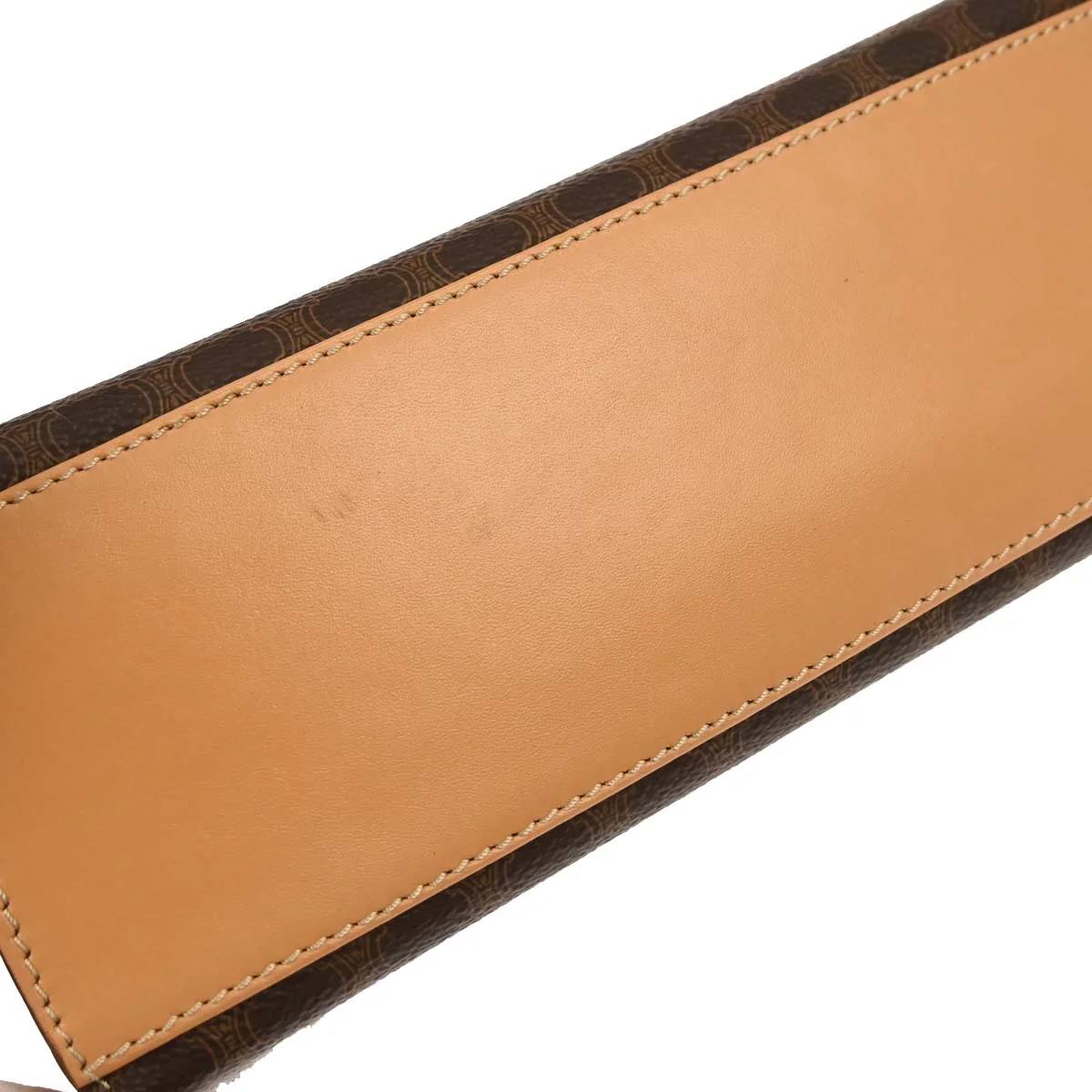 Celine Brown Macadam 2way Handbag - Image 4