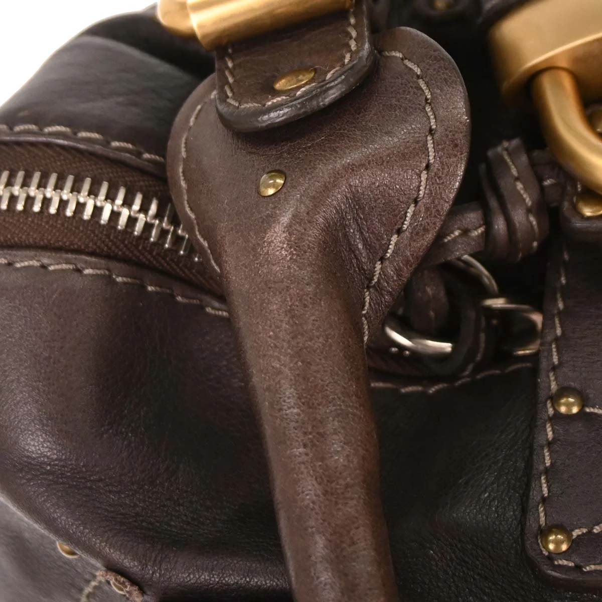 Chloe Brown Paddington Dome Handbag - Image 4