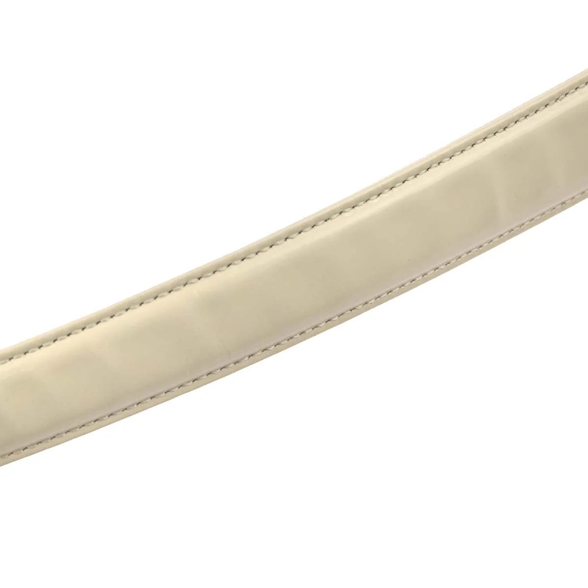 Yves Saint Laurent White Leather Handbag - Image 7