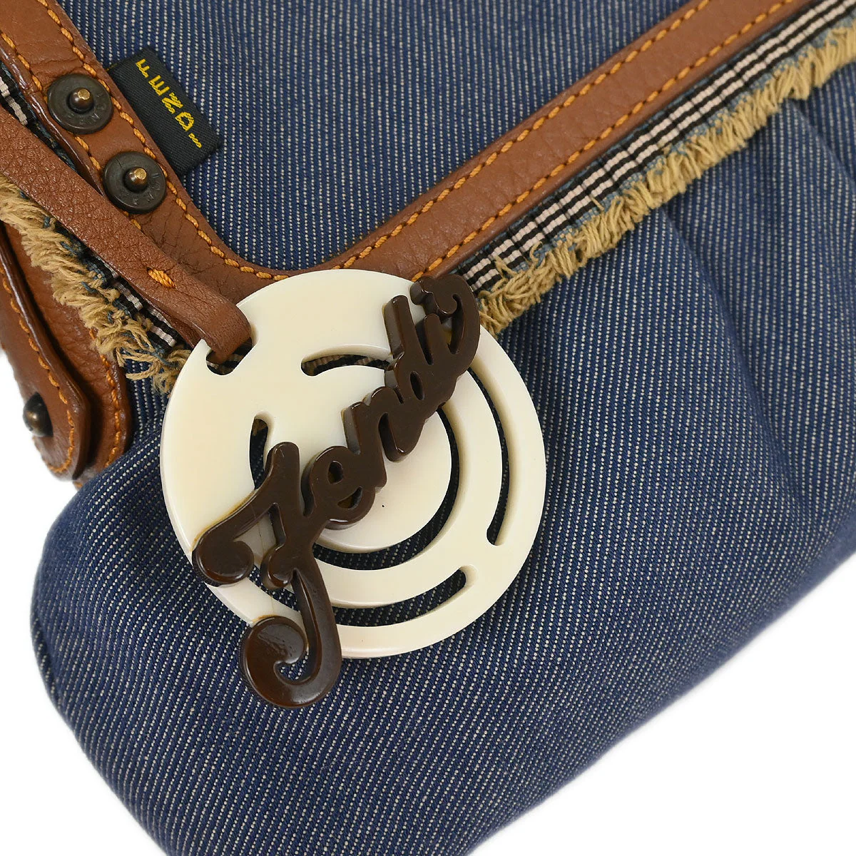 Fendi Blue Denim Handbag - Image 5