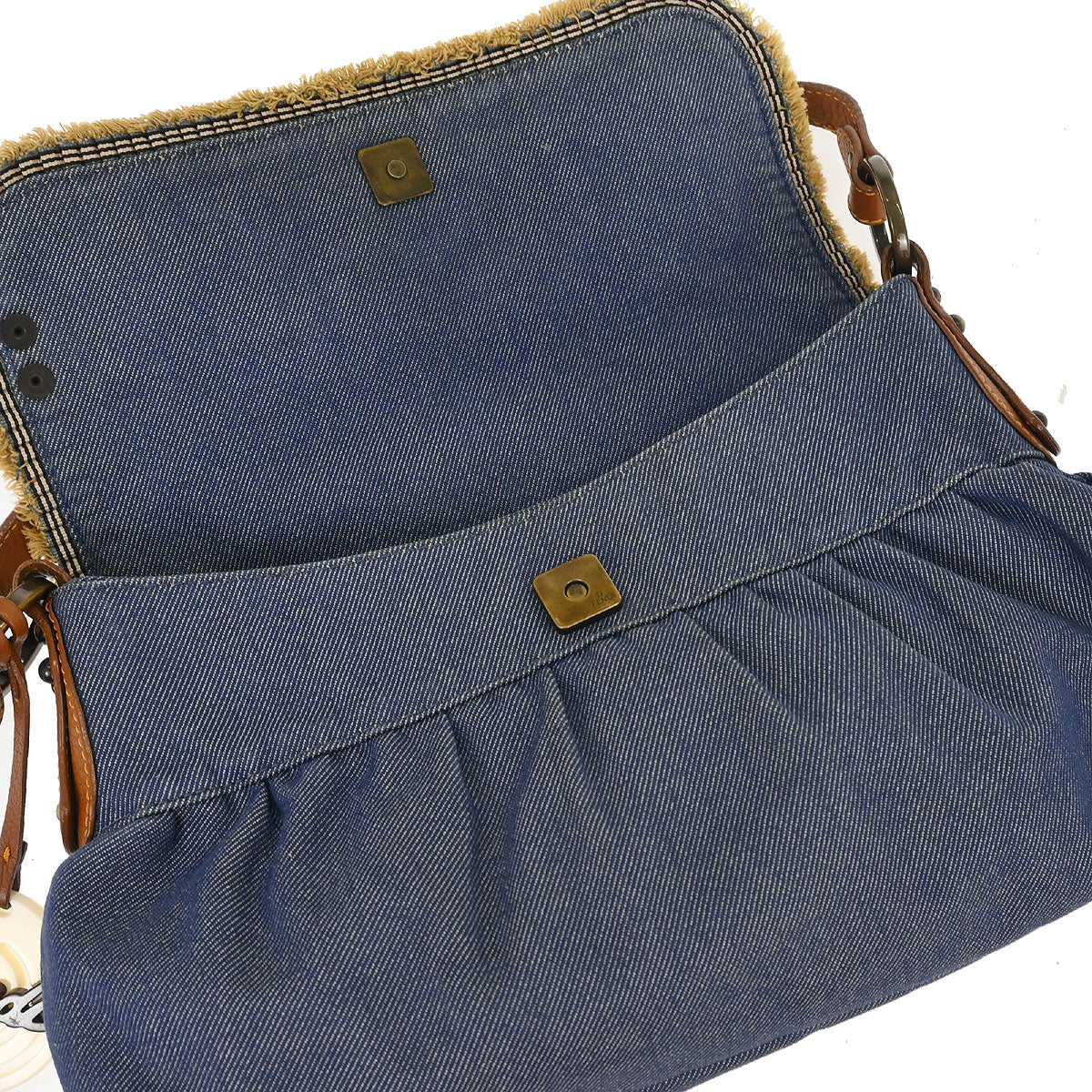 Fendi Blue Denim Handbag - Image 7