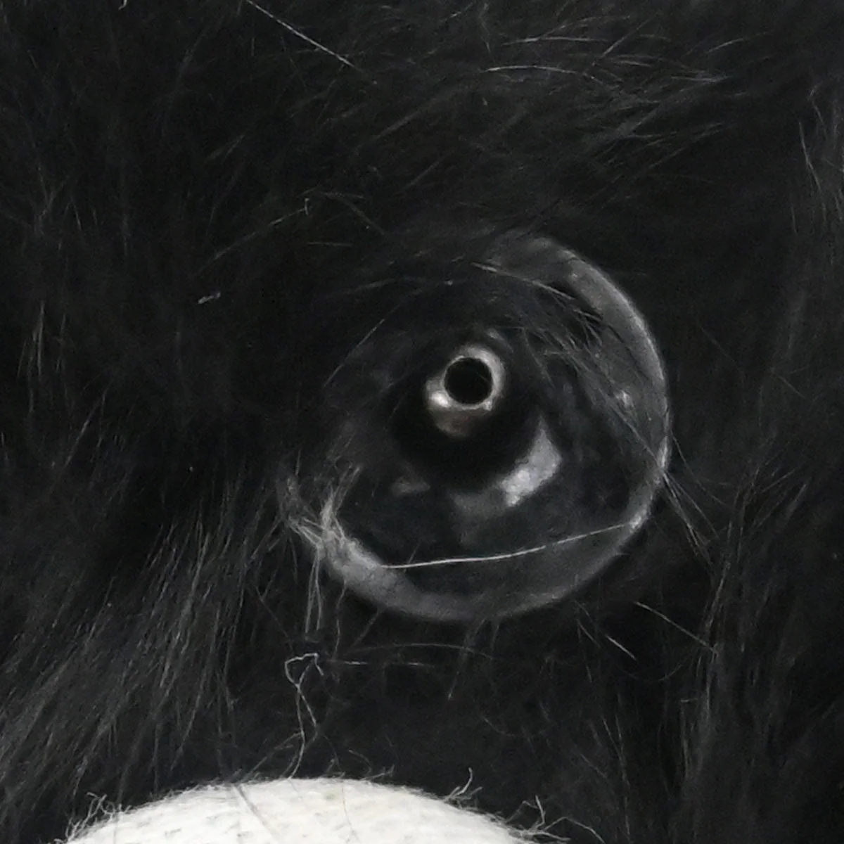 Chanel Black Lapin Fur Bracelet Bangle Wristband - Image 3