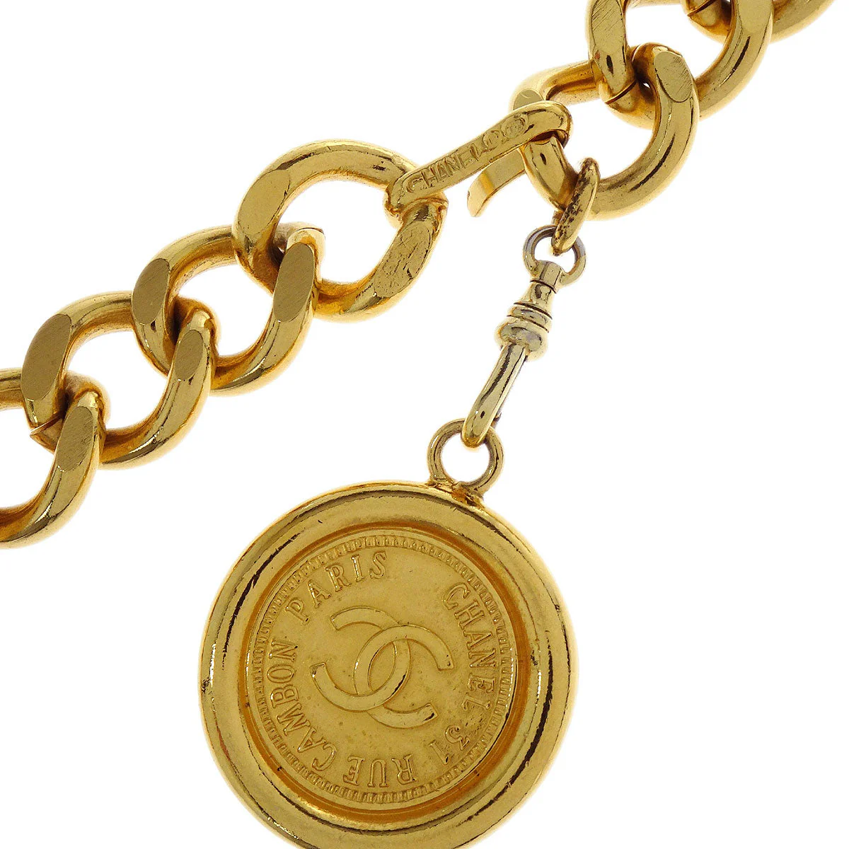 Chanel Medallion Chain Belt Small Good - Image 2