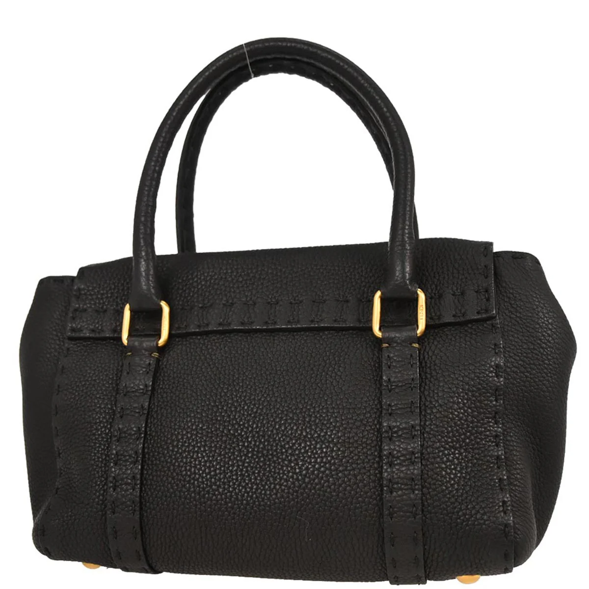 Fendi Black Selleria Mini Linda Handbag - Image 2