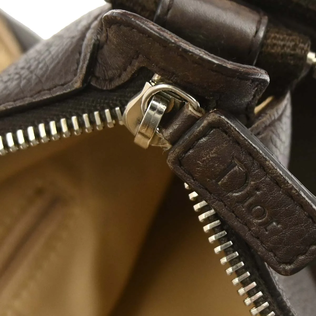 Christian Dior Beige Brown Street Chic Trotter Shoulder Bag - Image 10