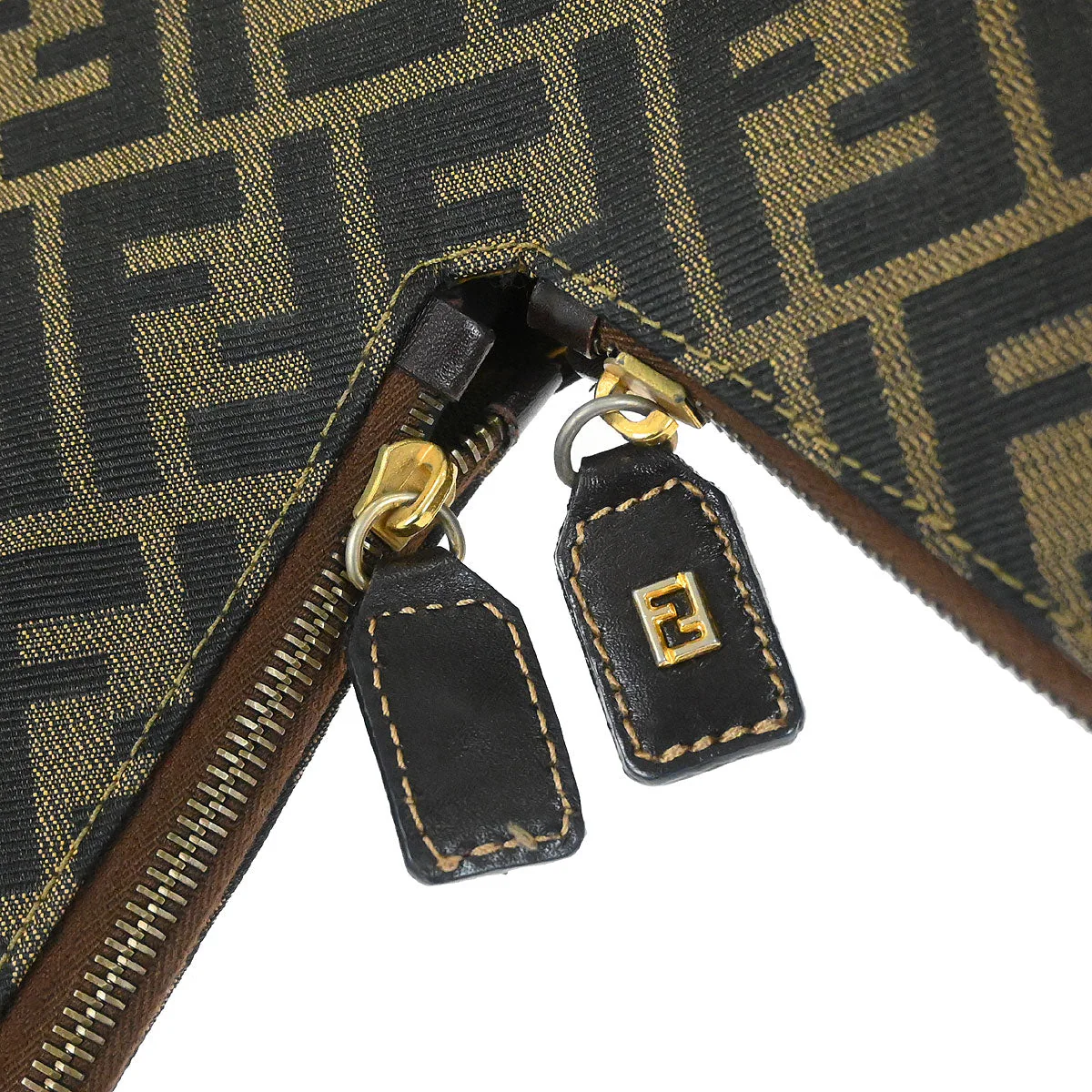 Fendi Brown Zucca Shoulder Bag - Image 5