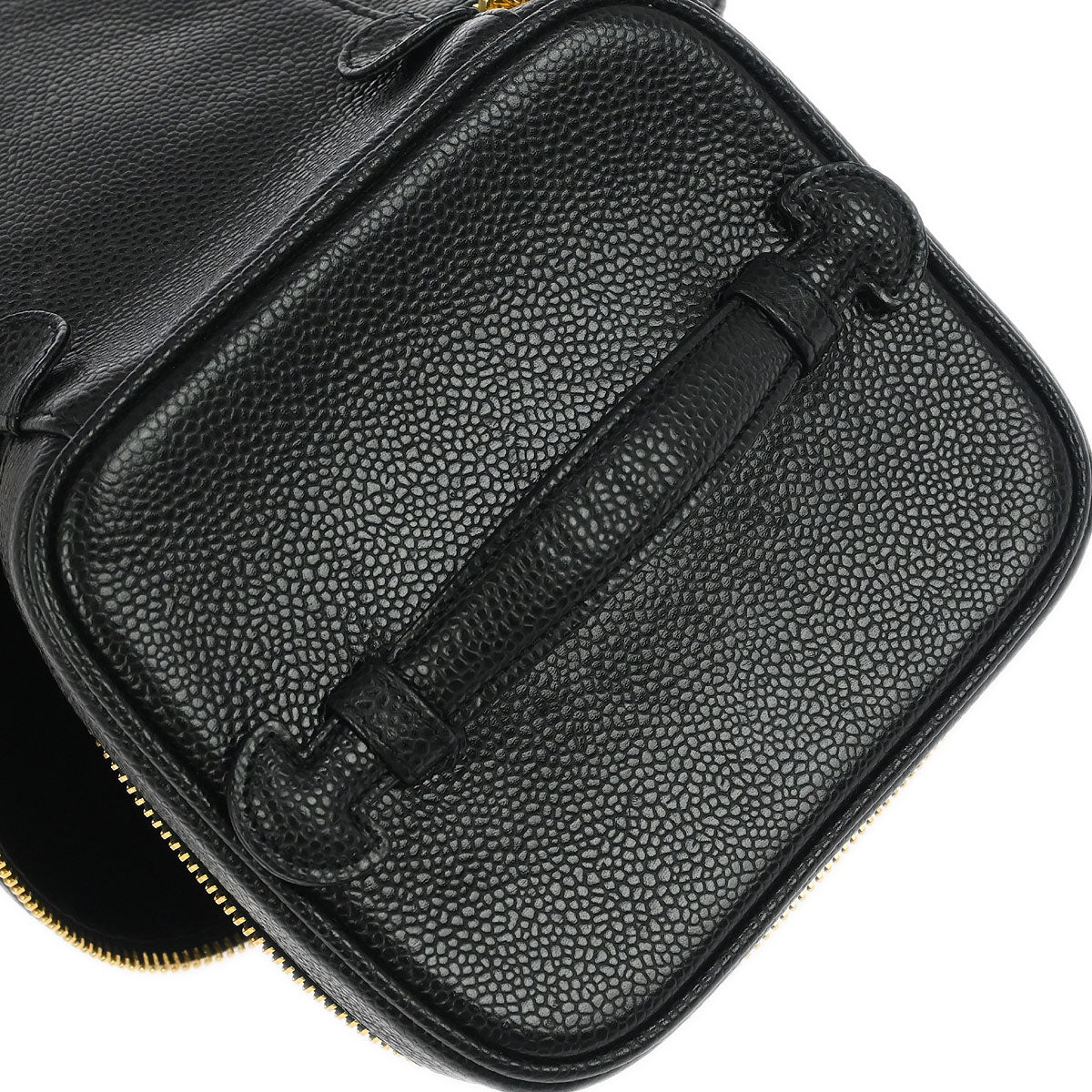 Chanel 1997-1999 Black Caviar Skin Timeless Vanity Handbag - Image 5