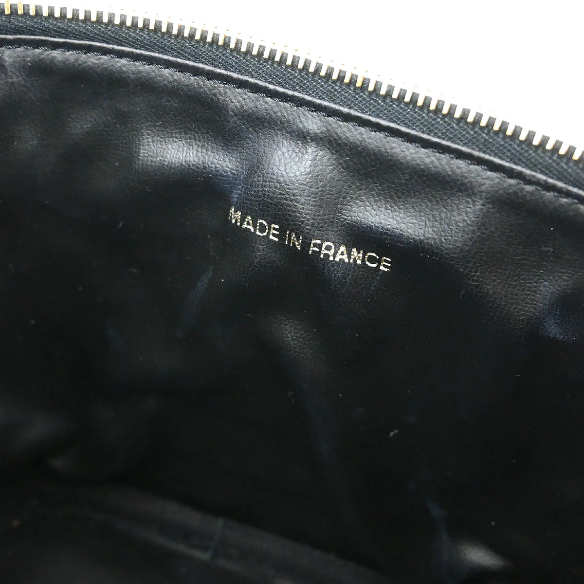 Chanel 1997-1999 Black Caviar Skin Timeless Vanity Handbag - Image 9