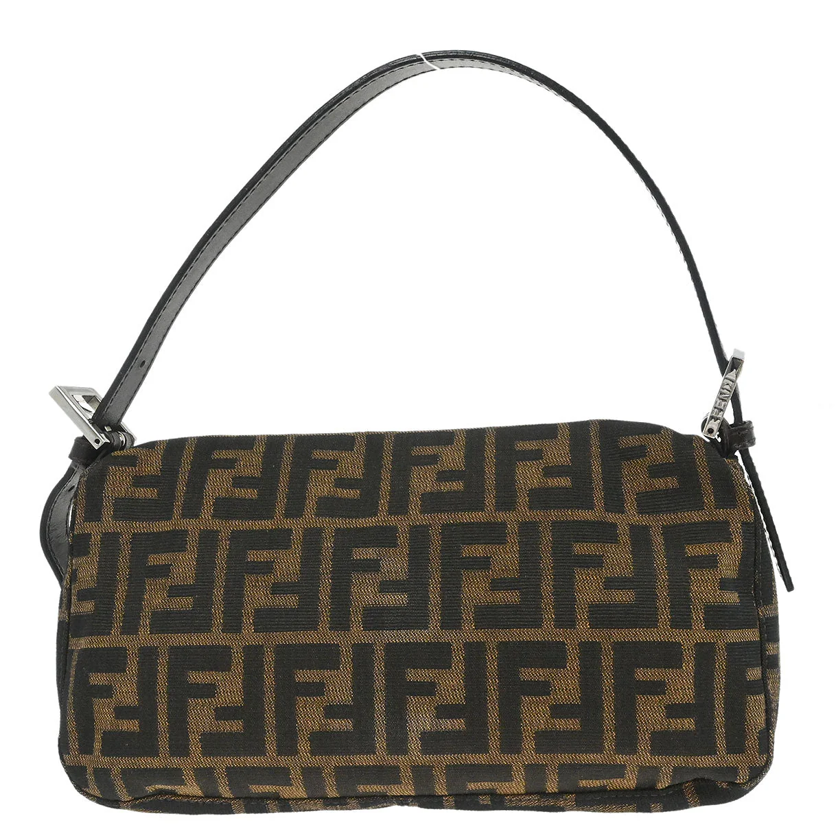 Fendi Brown Zucca Baguette Handbag - Image 2