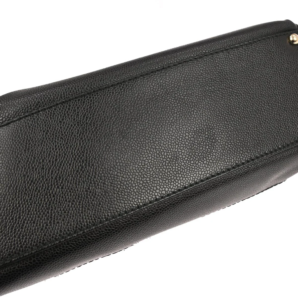 Chanel 2002-2003 Black Caviar Skin Handbag - Image 7