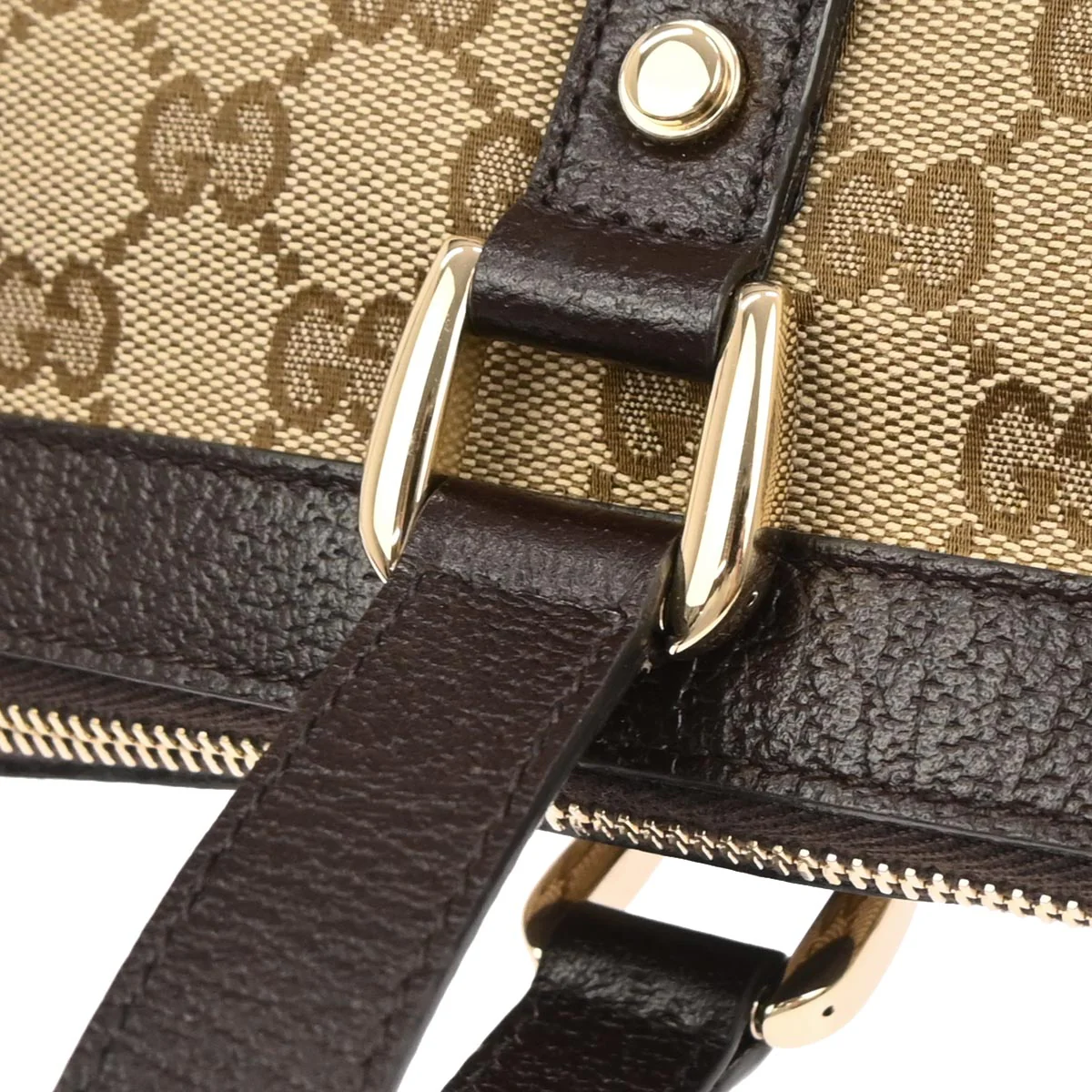 Gucci Beige Canvas GG Tote Handbag - Image 4
