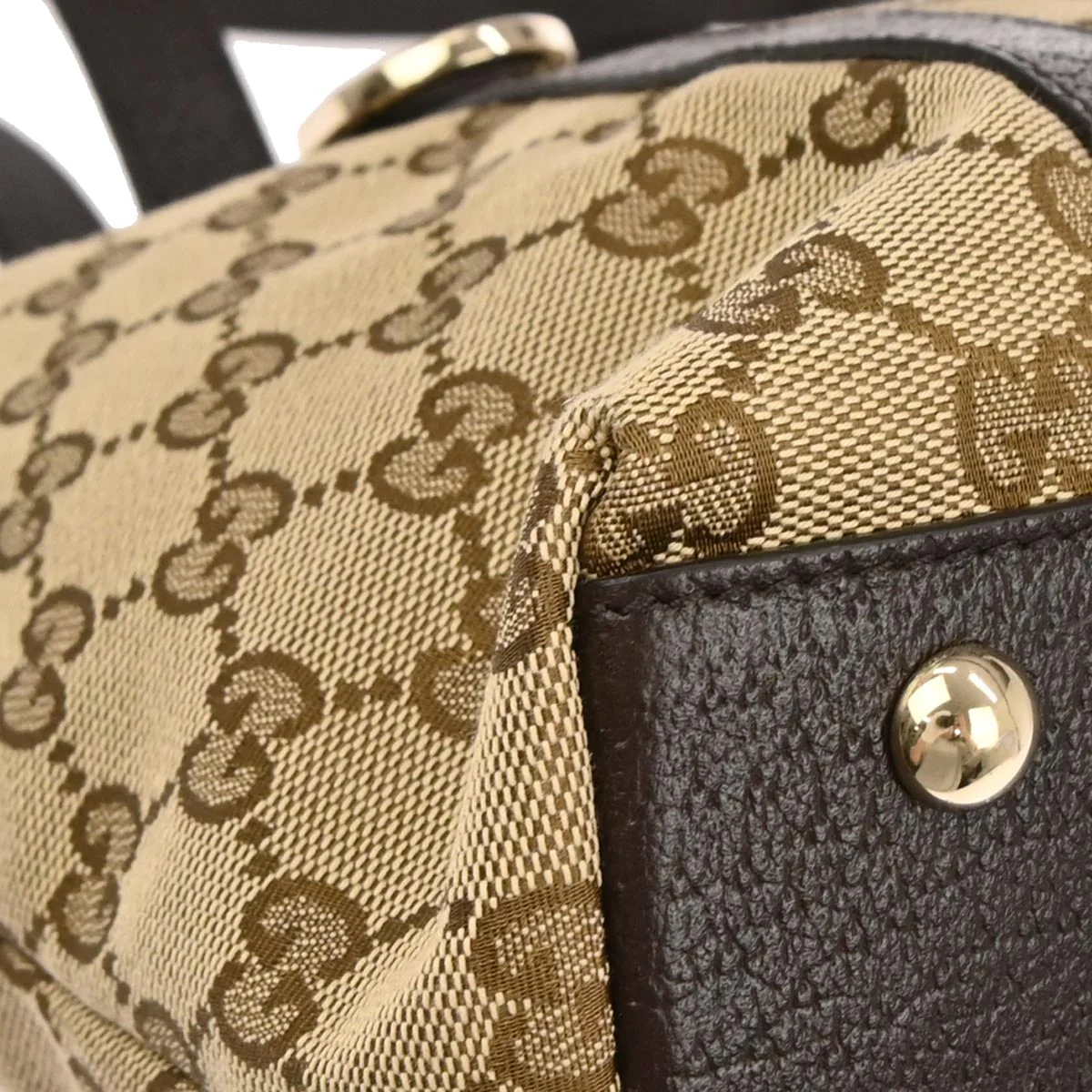 Gucci Beige Canvas GG Tote Handbag - Image 5