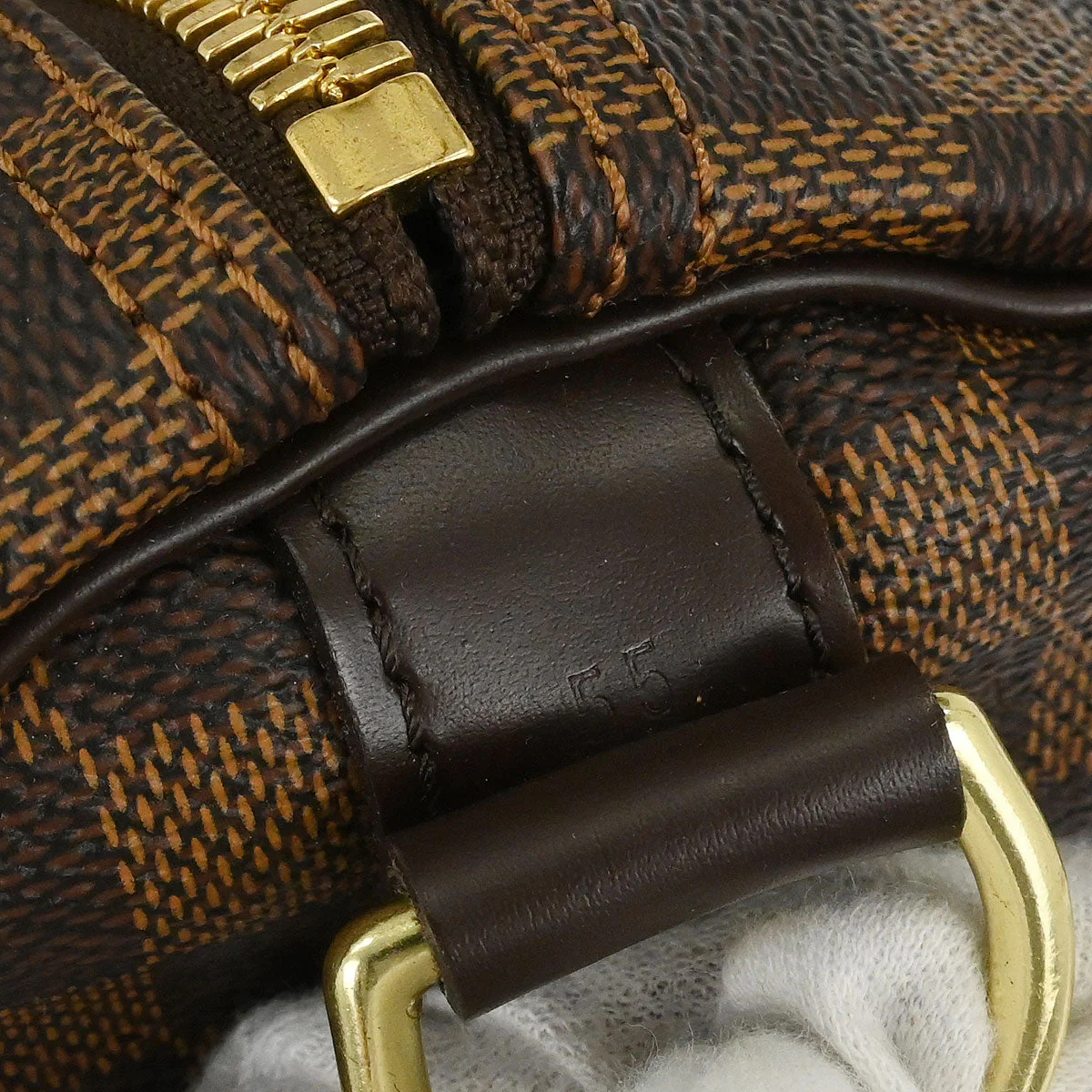 Louis Vuitton Damier Keepall Bandouliere 55 2way Shoulder Duffle Bag N41414 - Image 8