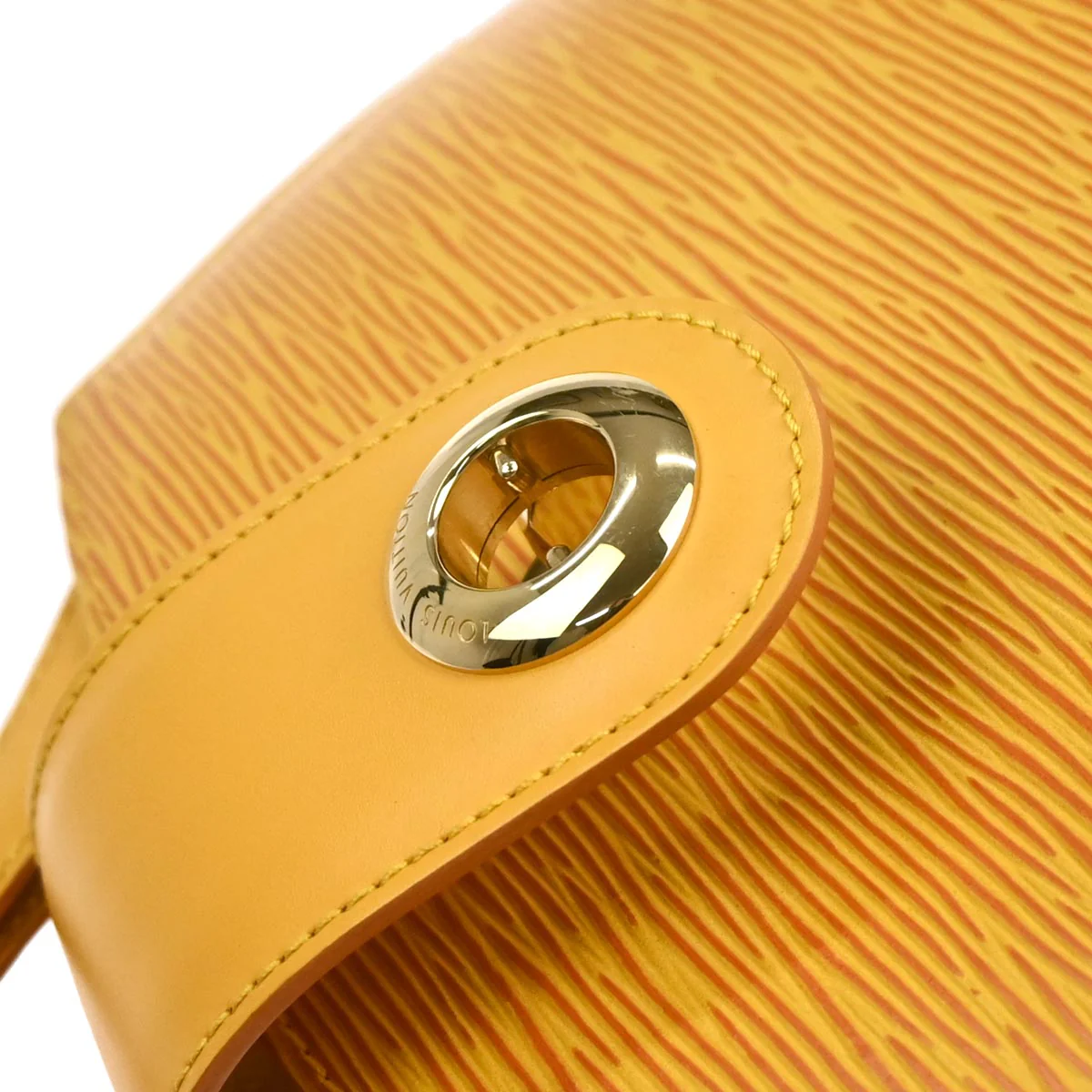 Louis Vuitton 1997 Yellow Epi Cluny Shoulder Bag M52259 - Image 6