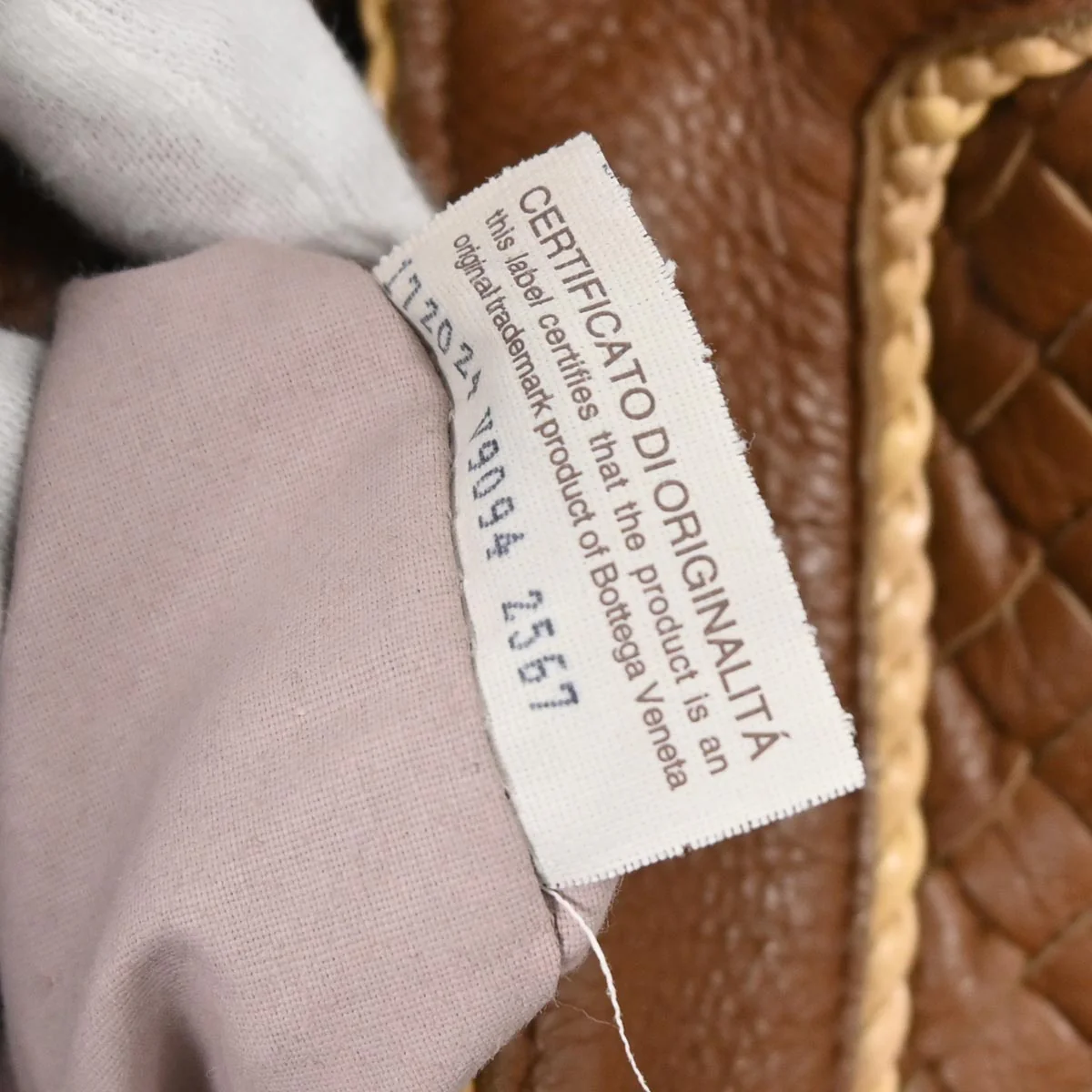 Bottega Veneta Brown Calfskin Intrecciato Handbag - Image 10
