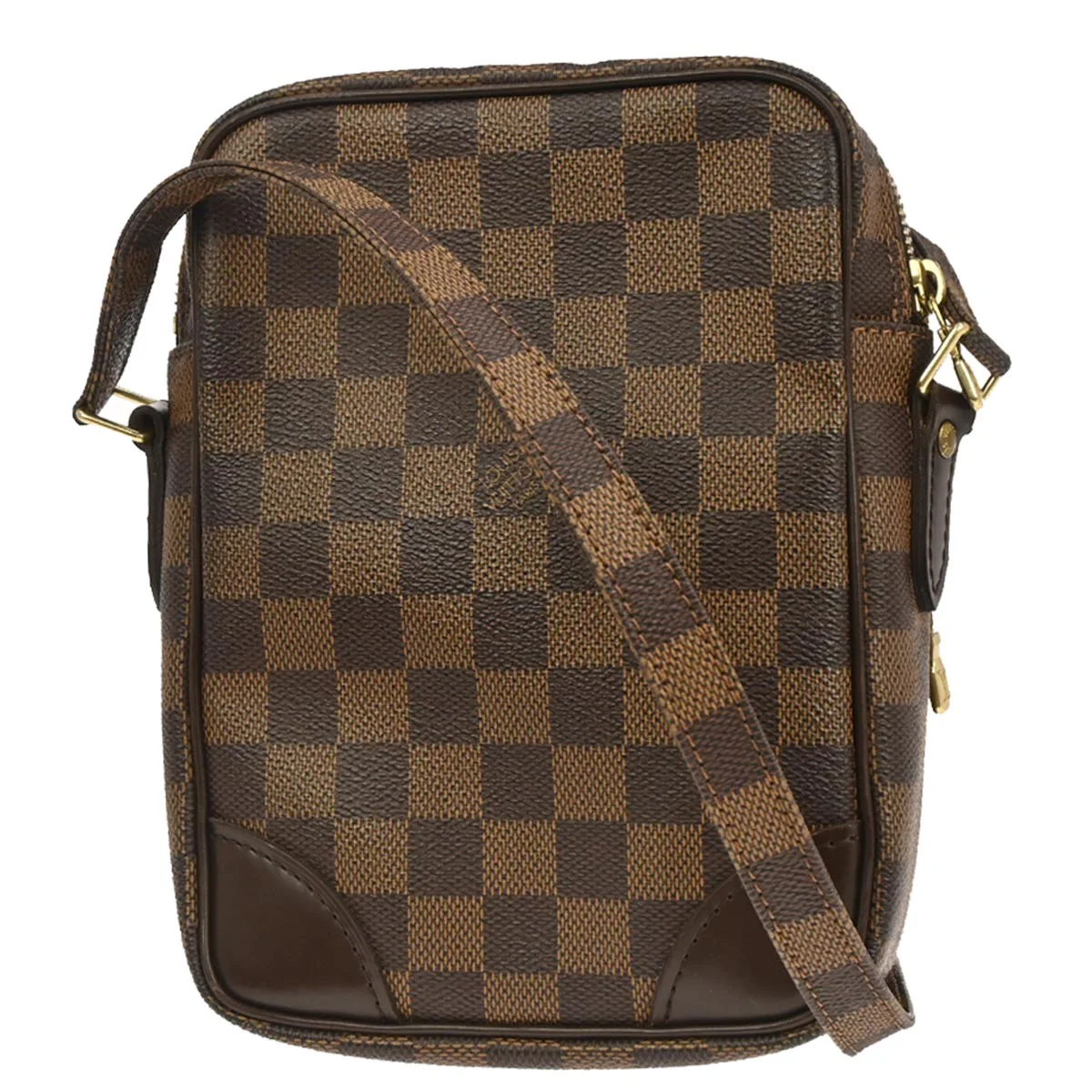 Louis Vuitton 2007 Brown Damier Amazon Crossbody Shoulder Bag N48074 - Image 2
