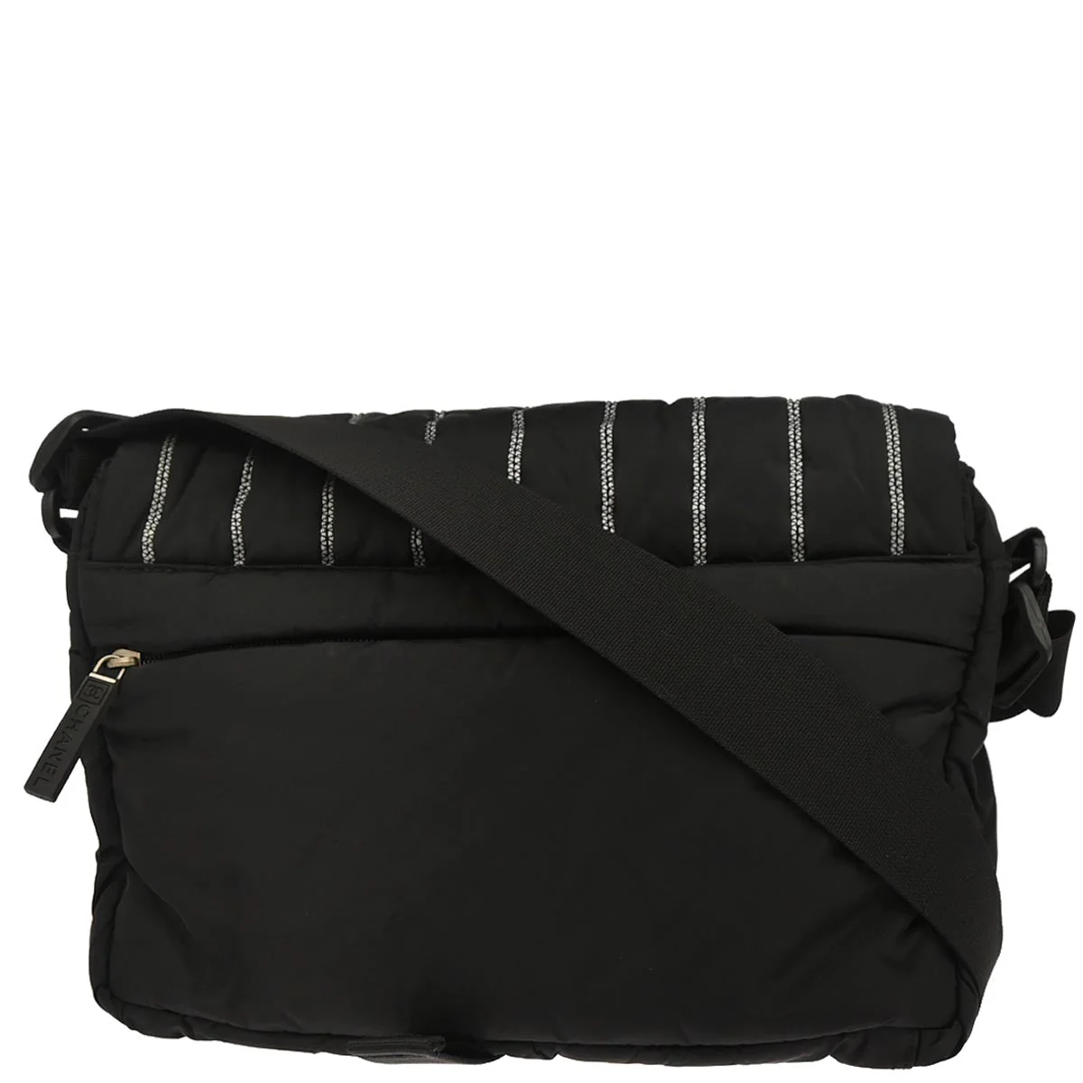 Chanel Black Nylon Sport Line Shoulder Bag - Image 2