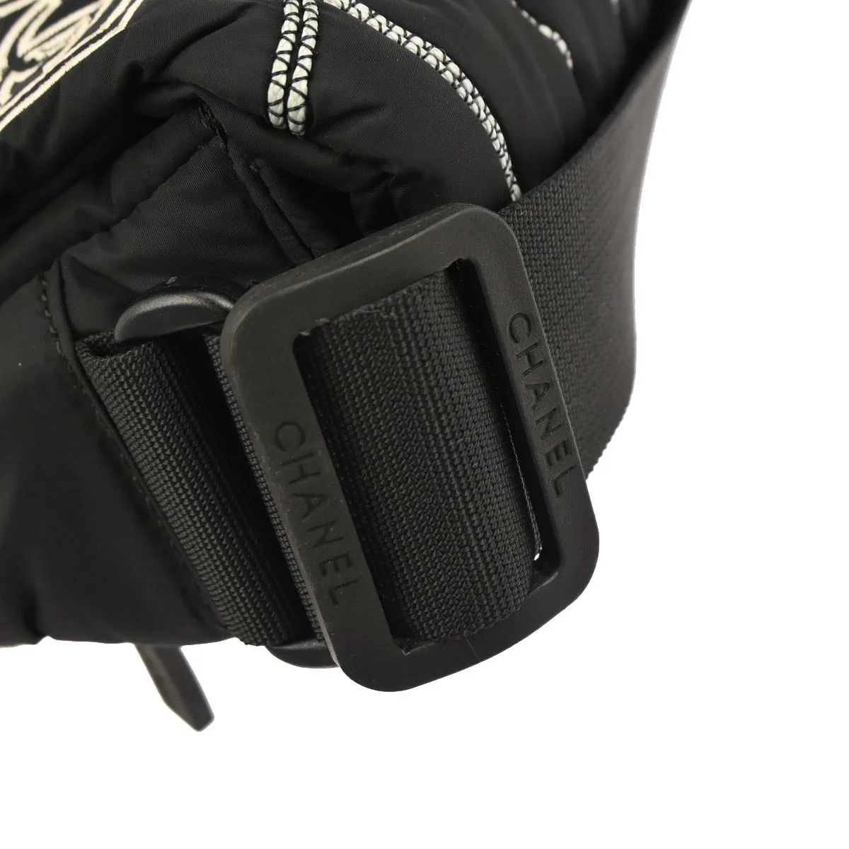 Chanel Black Nylon Sport Line Shoulder Bag - Image 6