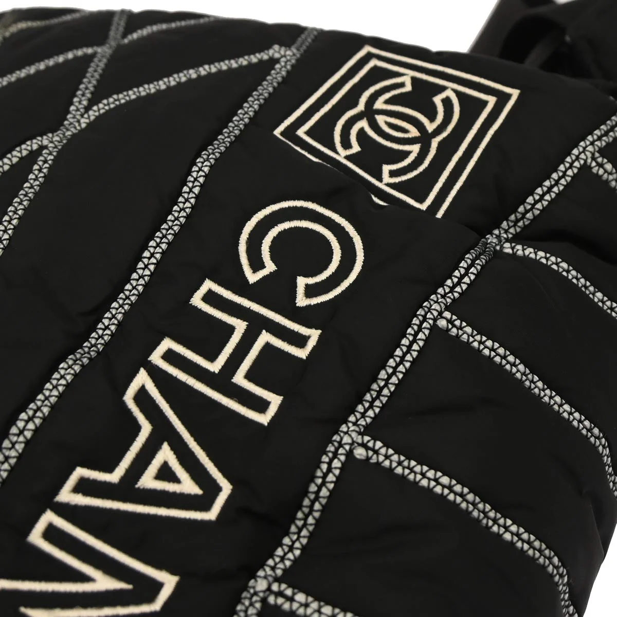 Chanel Black Nylon Sport Line Shoulder Bag - Image 7