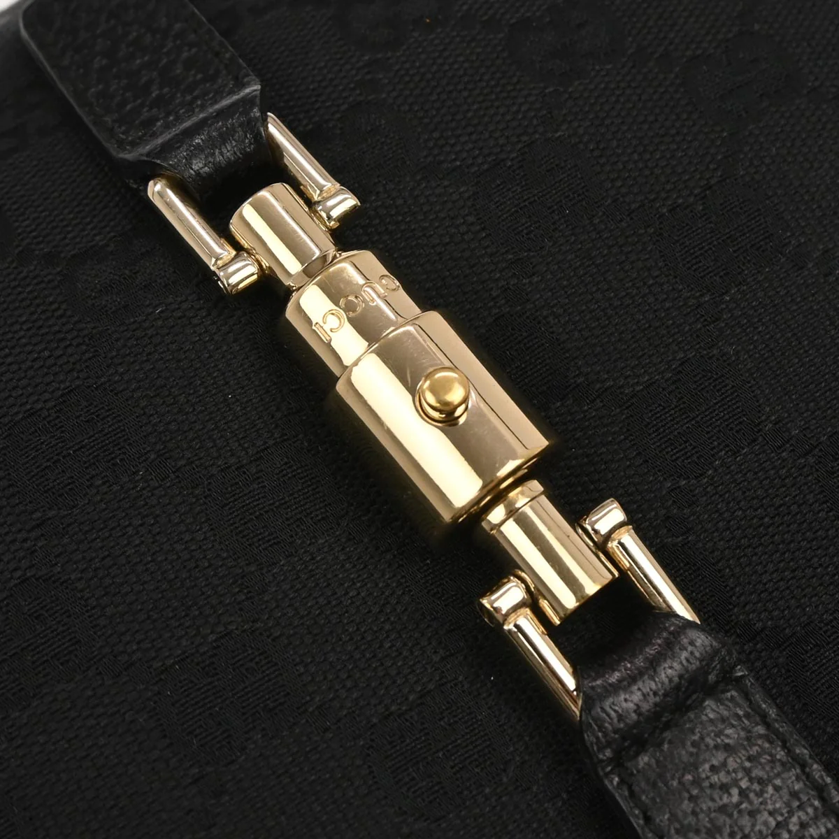 Gucci Black Canvas GG Hobo Handbag - Image 4