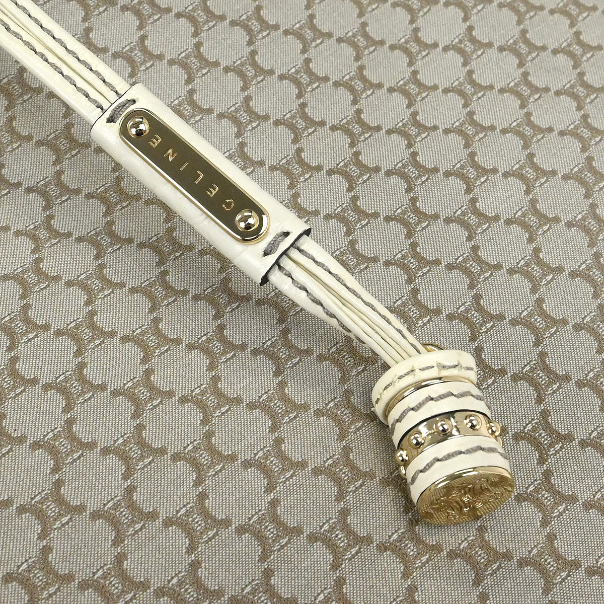 Celine * Beige Bittersweet Macadam Handbag - Image 4