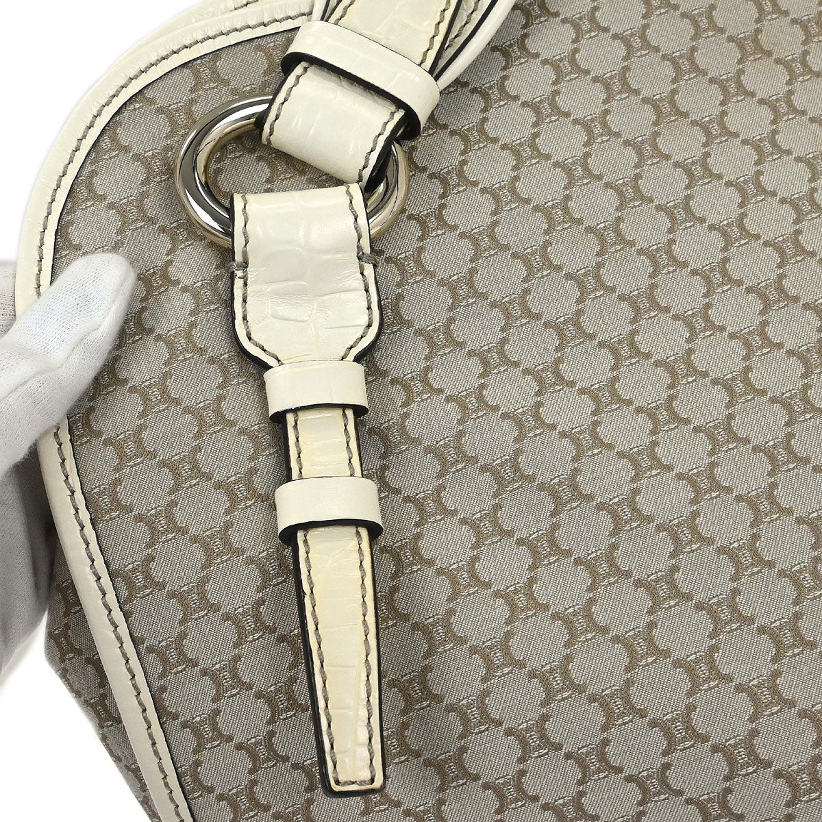 Celine * Beige Bittersweet Macadam Handbag - Image 5