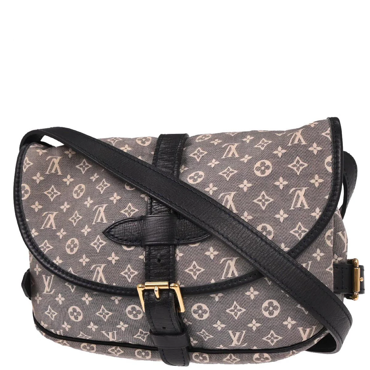 Louis Vuitton 2012 Gray Monogram Idylle Saumur PM Shoulder Bag M40666 - Image 2