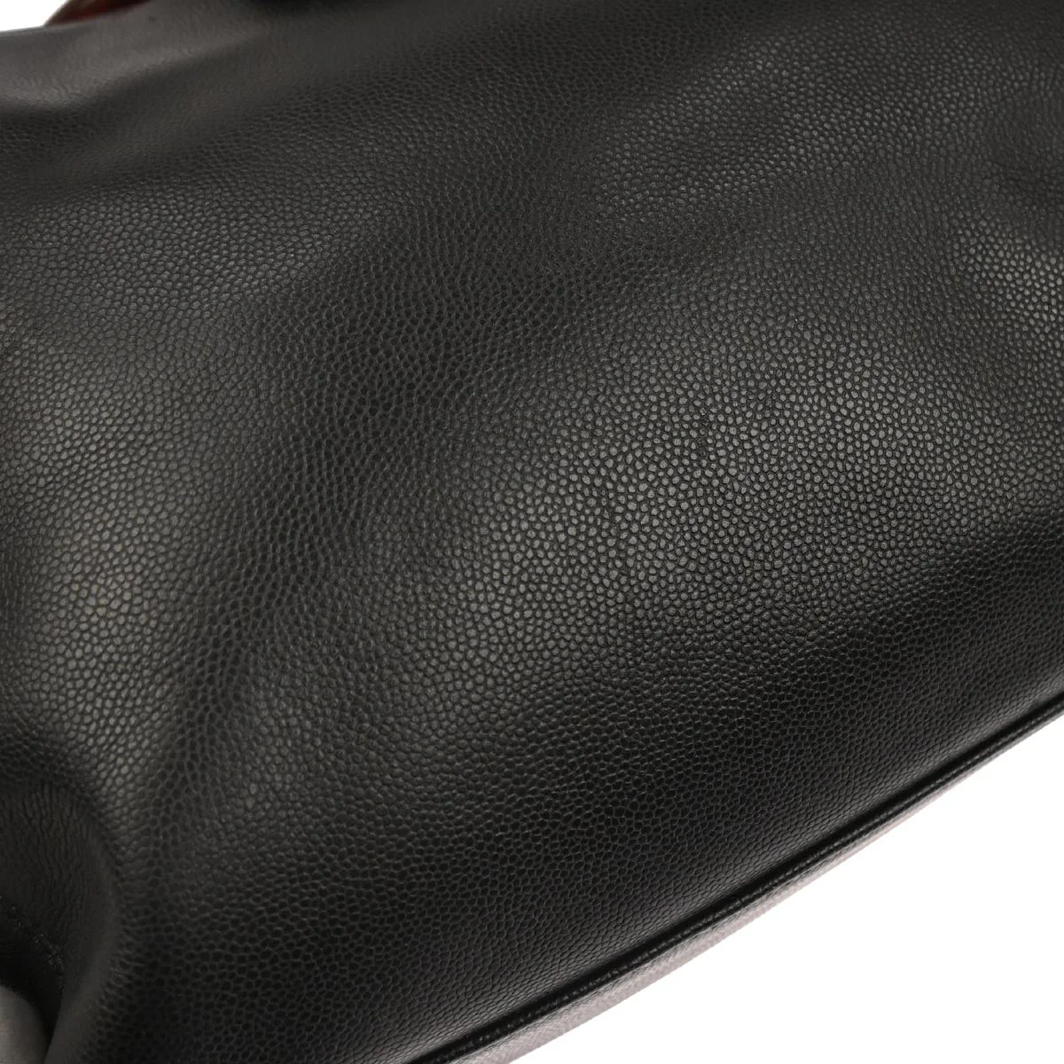Chanel 1997-1999 Black Caviar Skin Handbag - Image 6