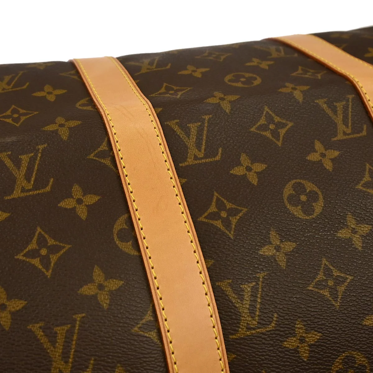 Louis Vuitton 2002 Monogram Keepall Bandouliere 50 Duffle Bag M41416 - Image 4